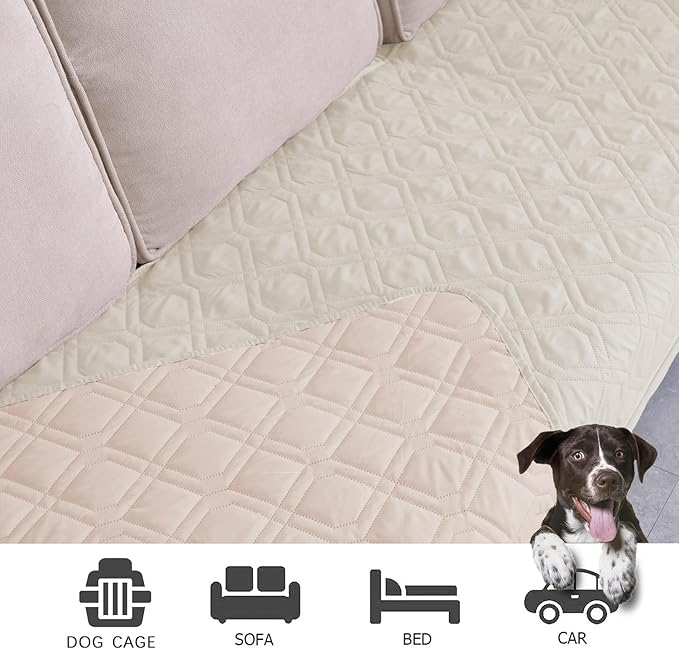 Ameritex Waterproof Dog Bed Cover Pet Blanket for Furniture Bed Couch Sofa Reversible