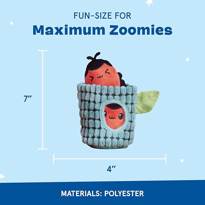 Barkbox Bao & BAB Plush Toy, Multi-Part Fun for and Perfect for Interactive Playtime, X-Small Breeds