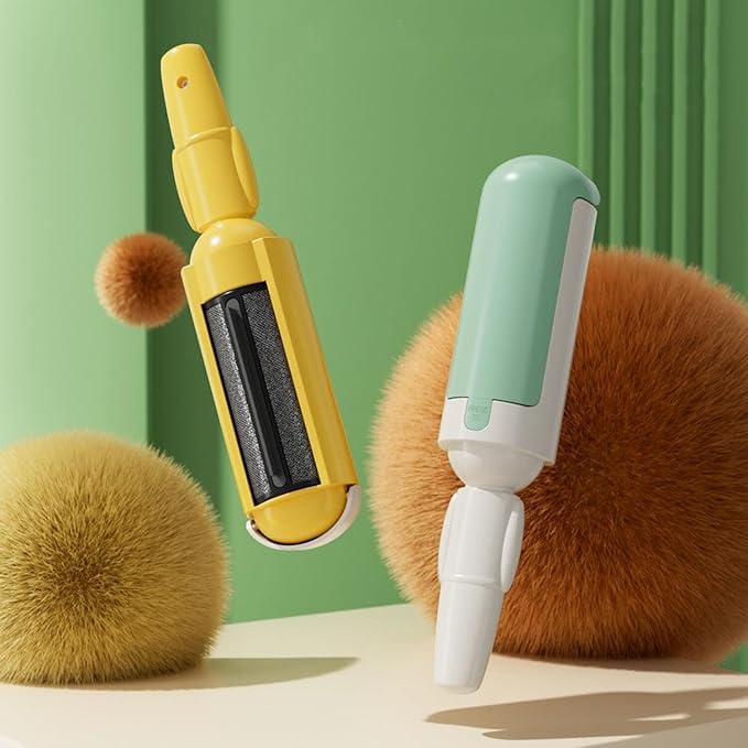 2023 New Pet Hair Remover Roller, Pet Hair Remover, Reusable Pet Hair Remover, Washable Dog/Cat Hair Remover, Fur Remover, Pet Hair Remover for Couch, Best Pet Hair Remover for Furniture (B1-Yellow)