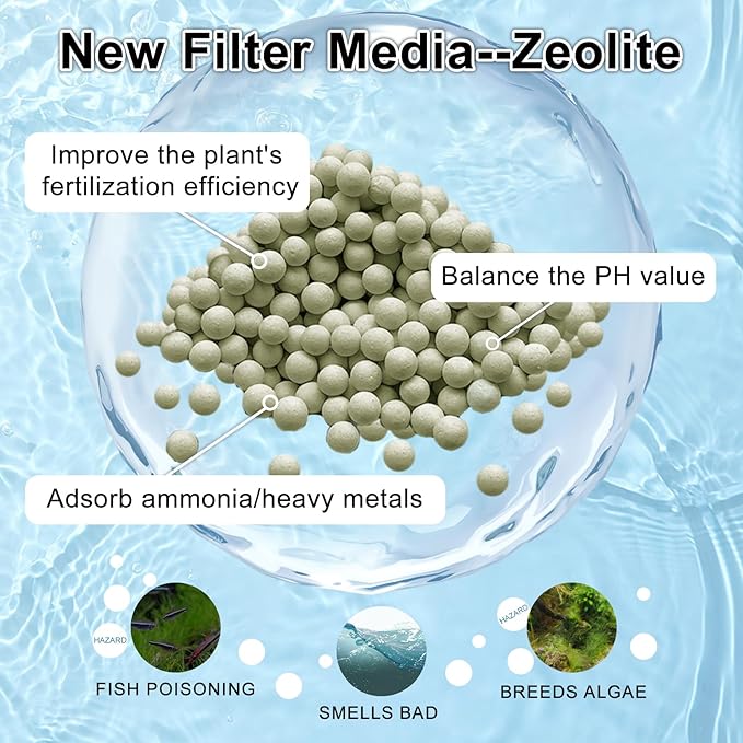 10 Pack Filter Cartridge for Whisper Bio-Bag Filters, Large Aquarium Replacement Filter Cartridges for Whisper Filters 20i,40i/IQ20,30,45,60/PF20,30,40,60 and ReptoFilter