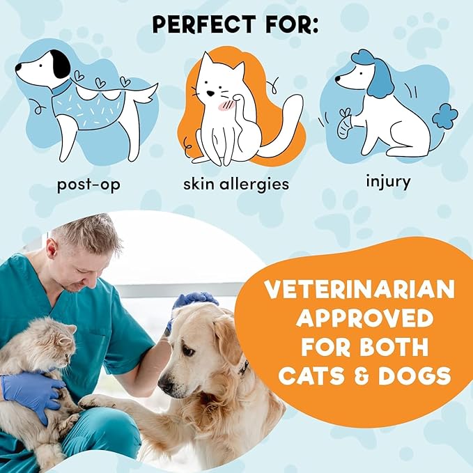 BENCMATE Inflatable Dog Cone Collar Alternative, Soft Dog Cone for Small Medium Large Dogs and Cats, Neck Recovery ECollar Donut Collar After Surgery (Medium, HeartShape)