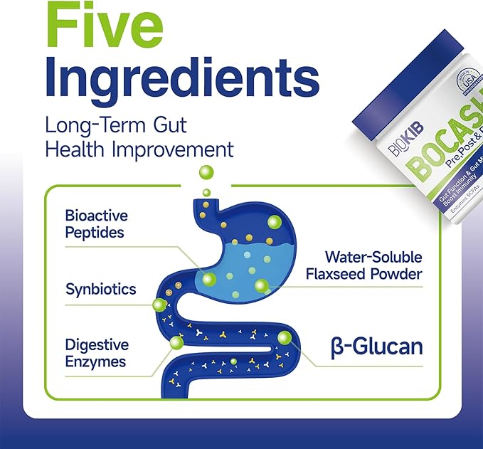 BOCASHI Probiotics for Dogs & Cats, Pet Fermented Nutritional Powder - for Digestive Health, Gut Support, Diarrhea & Constipation, Immune Booster - Natural, Made in USA - 60 Scoops