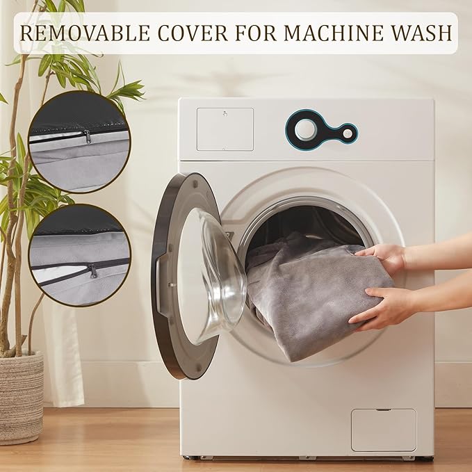 Bedfolks Orthopedic Dog Bed, Waterproof Dog Sofa Bed for Extra Large Dogs, Egg Foam Pet Couch Bed with Removable Washable Cover and Nonslip Bottom, Light Grey