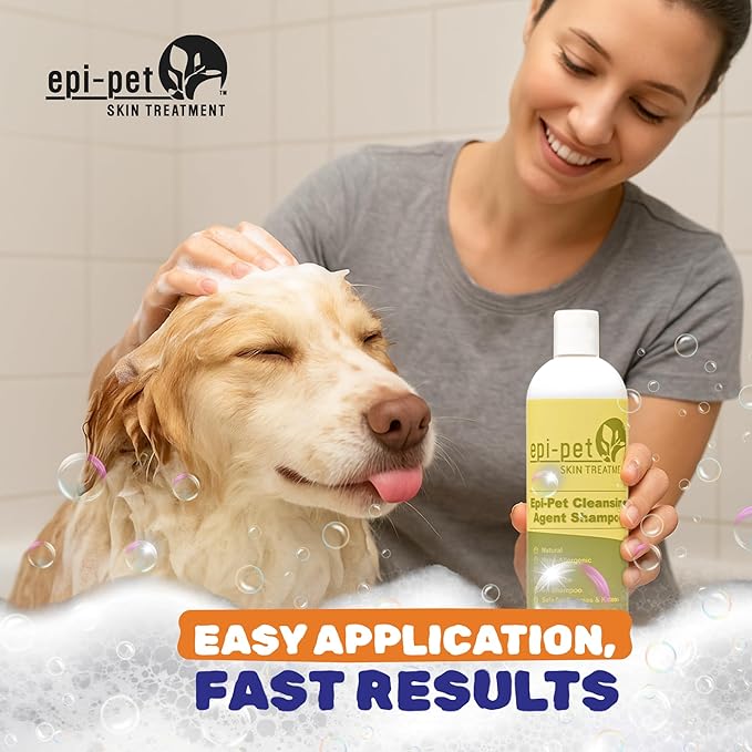 Cleansing Agent Pet Shampoo, 8 oz, White and Green (80518)