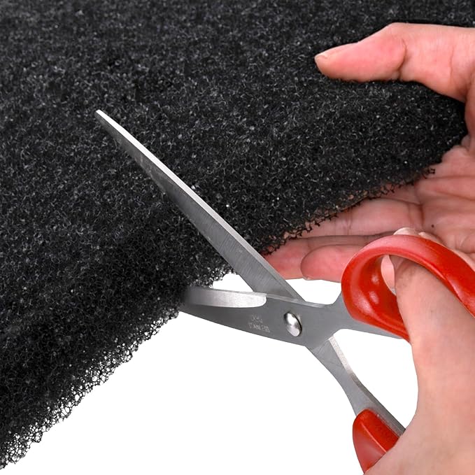 2 Pack Aquarium Sponge Filter Pad, Bio Filter Media Pad, 19.6" x 19.6"x 1.6" Cut-to-Size Open Cell Foam Sheet Replacement Foam Cover for Fish Tank Filter, 30 PPI