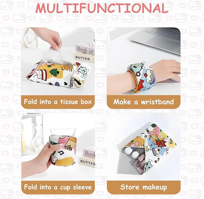 Cat Grooming Restraint Wrap – Self-Adhering Swaddle for Nail Clipping, Anti-Scratch & Escape-Proof, Calming Cat Swaddle Wrap for Grooming or Medication (Large, for 7–12 Month Kittens)