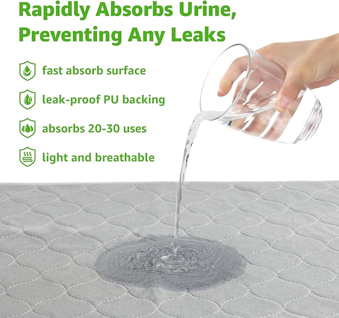 Dog Grass Large Potty Patch, Dog Litter Boxes Artificial Grass Bathroom Turf for Pet Training, Washable Puppy Pee Pad, Perfect Indoor/Outdoor Portable Potty Pet Loo