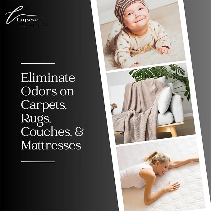 Cabin Vibes Carpet Freshener Powder: Powerful Odor Eliminator for Home, Upholstery Deodorizer, Carpet Deodorizer, Pet Urine, Cat Litter Box - Autumn Woods Fragrance