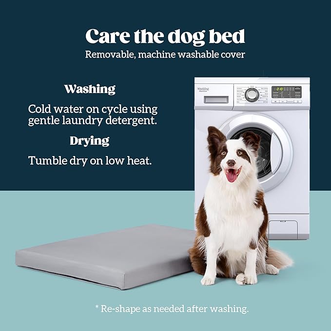 Cybarmour Indestructible Dog Bed - Outdoor Waterproof Chew Proof Dog Crate Pad - Orthopedic Kennel Mat for Aggressive Chewers - Small Breeds & Fits 24-Inch Crate - 23"x16", Limestone