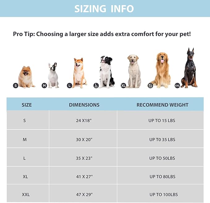 Dog Cooling Mat for Small Dogs - 24x18 Orthopedic Memory Foam Pet Pad for Summer, QMAX>0.5, Washable Premium Comfort Crate Pad for Your Furry Companion, Grey