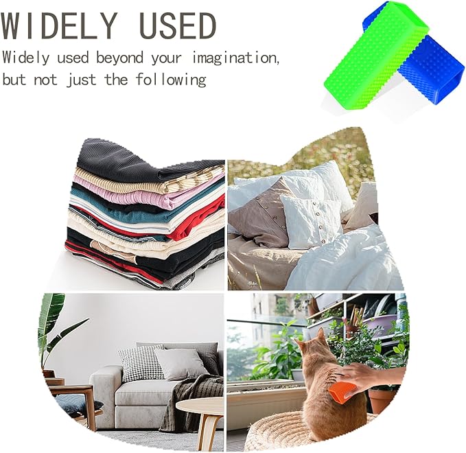2pcs Pet Dog Cat Hair Remover, Pet Hair Removal Tool, Hollow Cleaner Brush for car，Interior, Furniture, Sofa