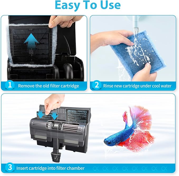 12 Pack Rite-Size C Filter Cartridges Compatible with Marineland Penguin PRO Power Filters 275/375 & Original Penguin Power Filters 200/350 - Rite-Size C Replacement Filter Cartridges