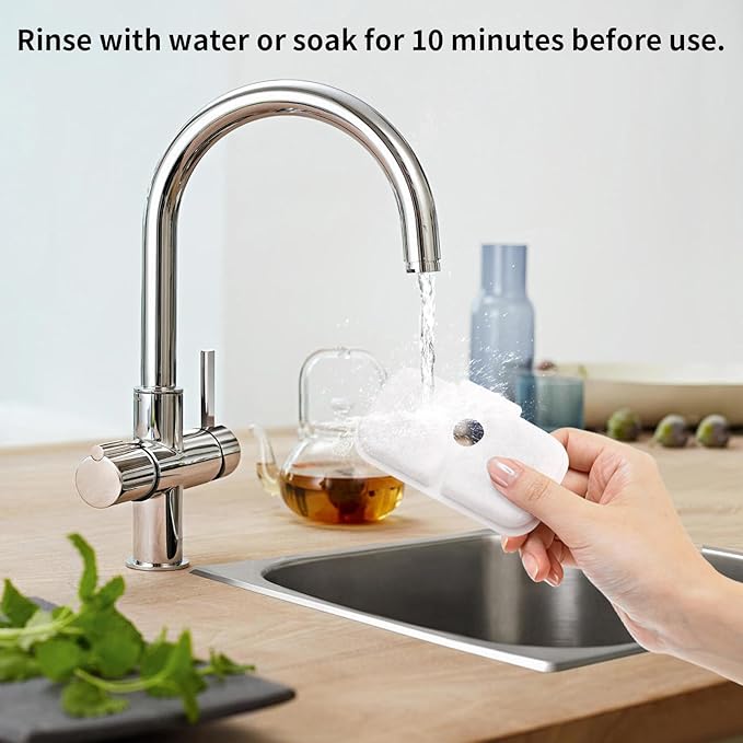 8 Pack Cat Fountain Filters & Sponges - No Trim Fit for PETLIBRO Dockstream PLWF Series (005/105/115/305) - Multi-Cat Homes