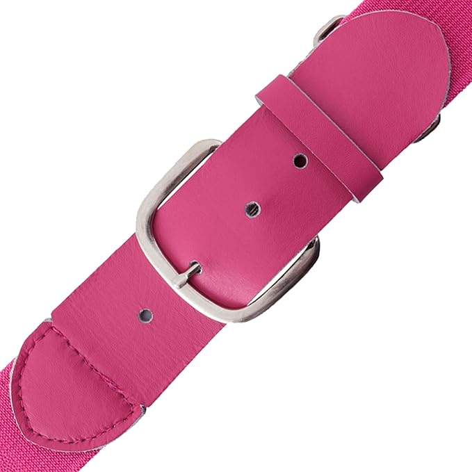 Champion Sports Baseball/Softball Uniform Belt, Comfort Stretch Fit Durable Syntex Tab - Youth & Adult Sizes, Multiple Colors
