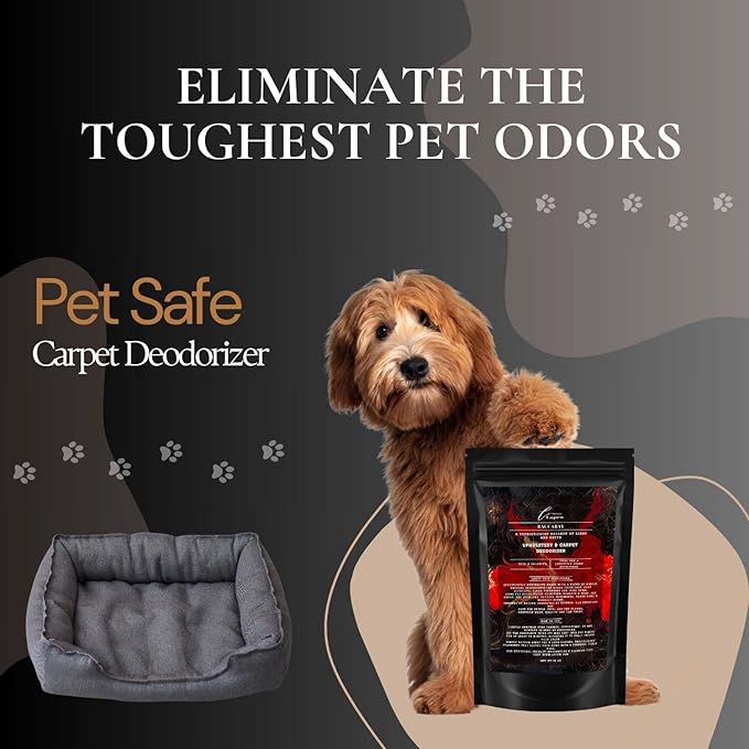 Baccarat Rouge Carpet Freshener Powder: Powerful Odor Eliminator for Home, Upholstery Deodorizer, Carpet Deodorizer, Pet Urine, Cat Litter Box - Baccarat Rouge Fragrance.