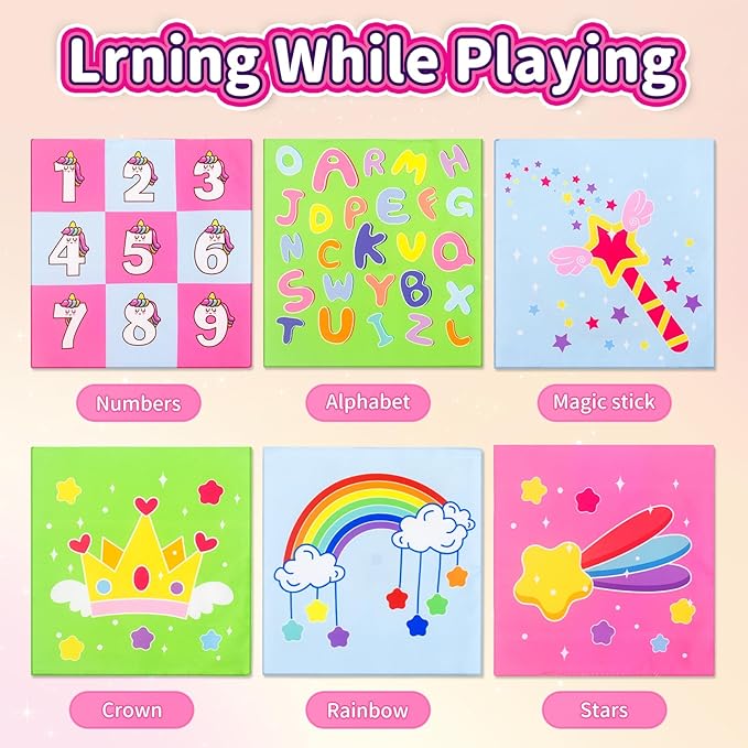 Baby Toys 6 to 12 Months - Tissue Box Toy, Tissue Learning Toys with Alphabet Number Color Sound, Baby Sensory Toy Gifts for 6 9 12 18 Months Old