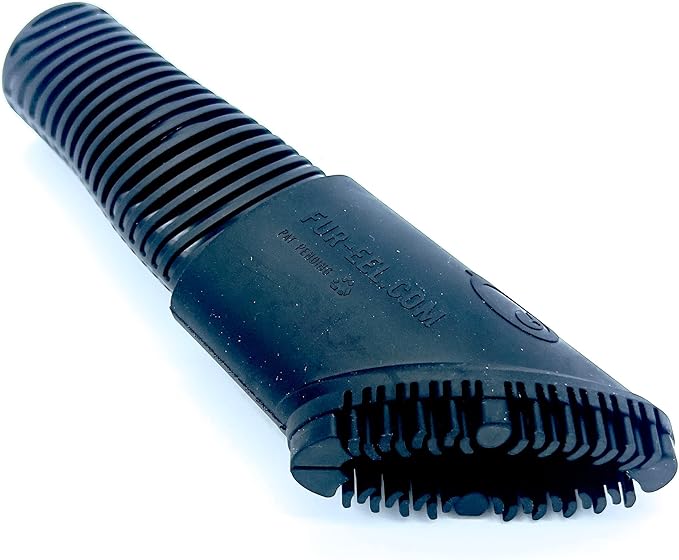 Buff Brite Fur Remover PRO II (2.0) with Fang Adapter - Dog and Cat Grooming Tool, Vacuum Attachment for Pet Hair Removal