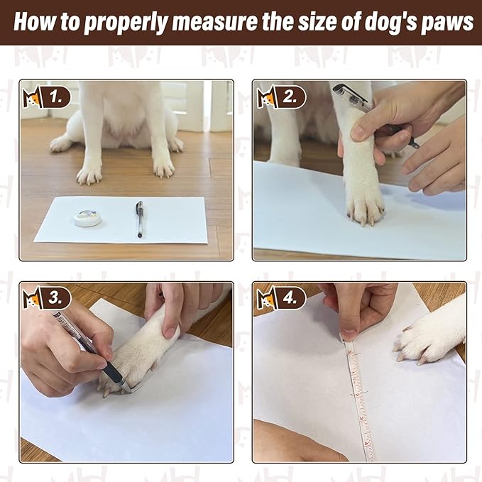 BEAUTYZOO Anti Slip Dog Socks for Small Medium Large Dogs,Paw Protector with Grips for Hardwood Floor Hot/Cold Pavement,Traction Control 3 Pairs AntiTwist Dog Shoes to Prevent Licking for Senior Dog