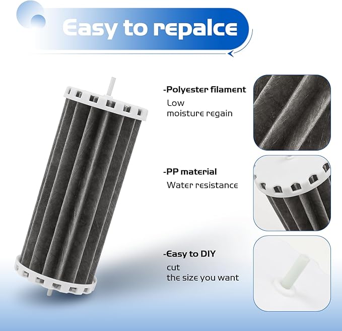 Biowheel Aquarium Filters Compatible with Penguin PRBW2350B 200 350 Fish Tank, Assembly Hang On Filters Cartridge Replacement Part for Bio-Wheel 200B 350B, 4 Pack