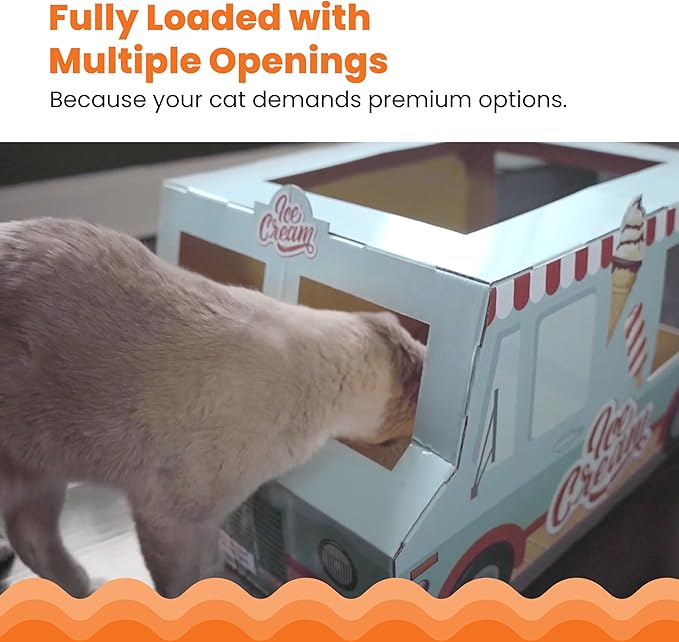 Catstages Kitty Cat Play Condo Ice Cream Truck