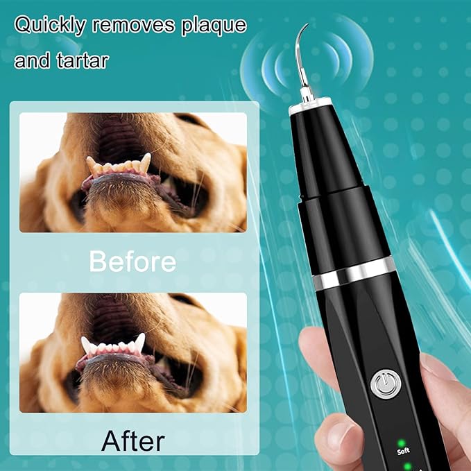 Dog Plaque Tartar Remover Pet Ultrasonic Cleaner Cat Tooth Cleaning for Cat Dog Dental Care
