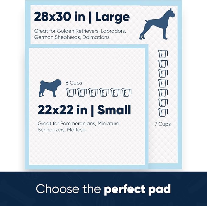 American Kennel Club Puppy Training Pads with Ultra Absorbent Quick Dry Gel – 28 x 30 Pee Pads for Dogs - 50 Count , XL(Unscented)