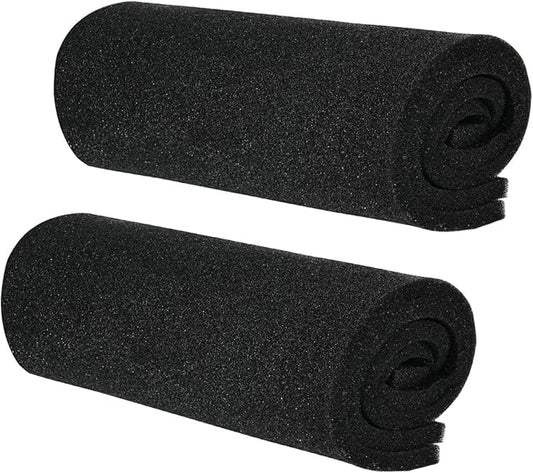 AQUANEAT Aquarium Bio Sponge Filter Media Pad Cut-to-Size Open Cell Foam Sheet for Fish Tank Sump (20" x 20" x 0.5")