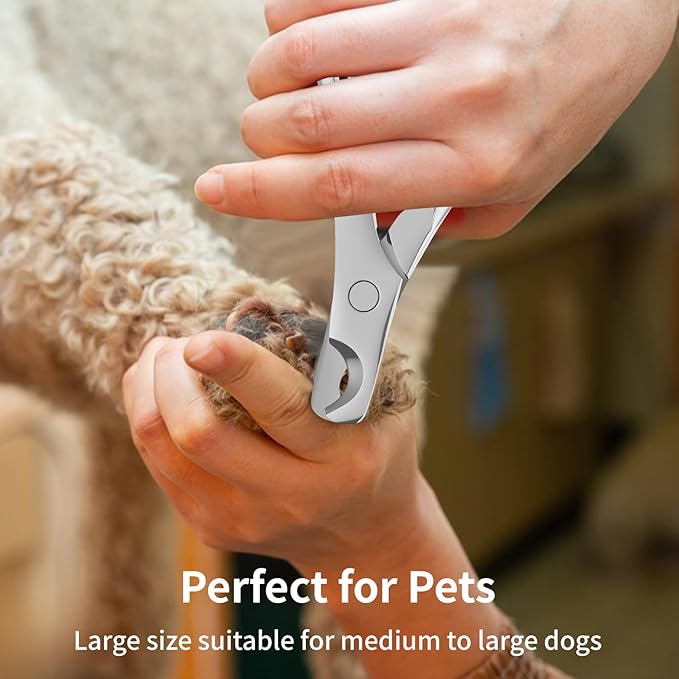 Dog Nail Clippers & Trimmers with Safety Guard - Heavy Duty Pet Nail Clippers for Large, Medium, Small Dogs & Cats