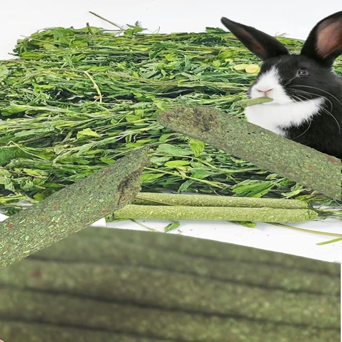 150g 3 Types of Combined Chew Toys Molar Sticks Sweet Bamboo Apple Branch Timothy Grass for Pets Chinchilla Squirrel Gerbil Hamster Squirrel Guinea Pigs