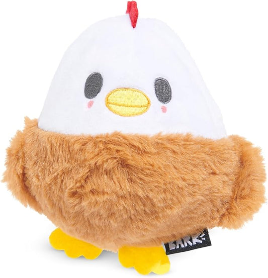 Barkbox Hatch Me If You Can Dog Toy for Medium to Large Aggressive Chewers Two-Layer Tearable Toy with Hidden Surprise Inside for Interactive Playtime