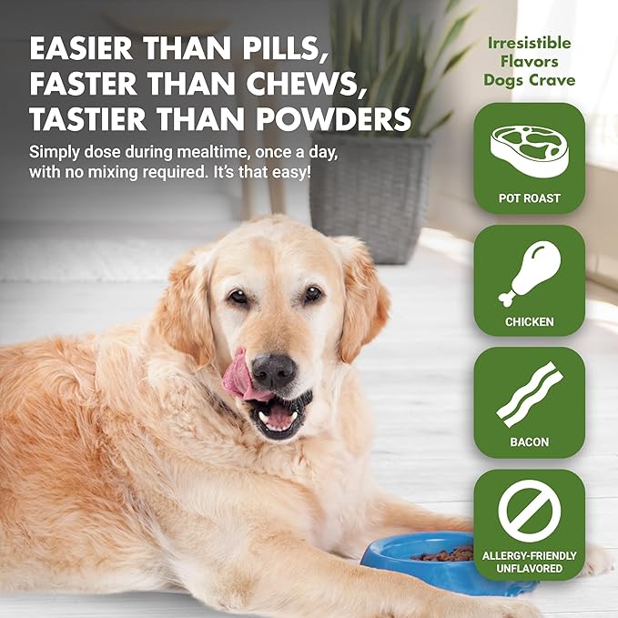 by Cool PET Holistics LVDJW-PR-04PK-16U Hip & Joint Dog Joint Supplement, 16 oz