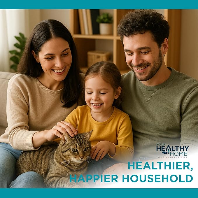 Cat Dander Remover Aloe Vera Free- Pet Dander Allergy Reducer Relief Dry Skin Spray for Cats and Humans| Cruelty-Free & Made in USA (1 Pack with Free Mitt & Ebook)