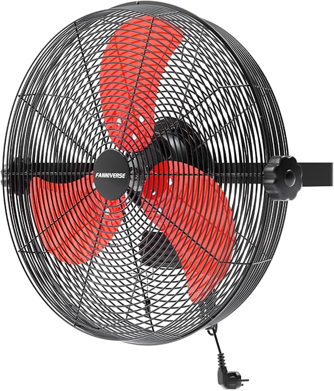 14 Inch Wall Fan Pro Series - Waterproof Motor High Velocity Wall Mount Fans for Commercial, Residential, Warehouse, Covered Patio, Shop, Garage, Barn, Gazebo 3 Speed 3000 CFM UL Safety Listed