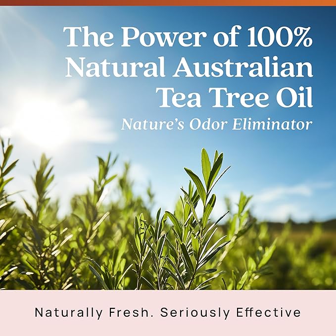 Azuna All-Natural Odor Remover Gel Refill Pouch | Air Purifier with Tea Tree Oil | Plant-Based & Long Lasting | For Pet Odors, Smoke & Strong Odors | Sandalwood/Bourbon, 12 oz.