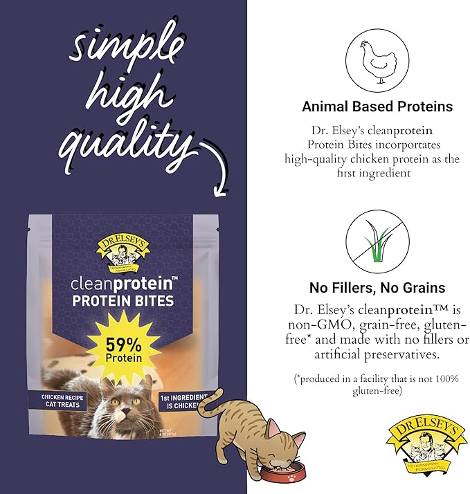 Dr. Elsey's cleanprotein Protein Bites Chicken 12 oz..