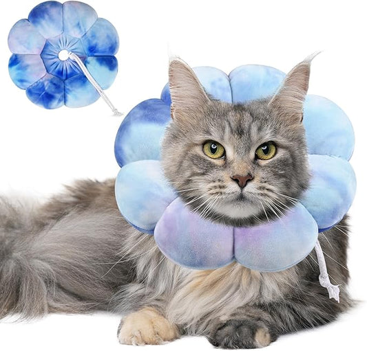 Dog Cat Surgical Recovery Cone Dog Protective Collar, Pet Recovery E-Collar Soft Neck Cone to Stop Licking Wound for Cats & Kittens Small Dog After Surgery