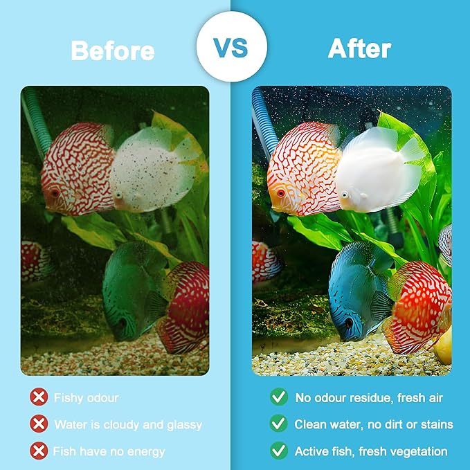 12 Pack Large Replacement Filter Cartridges Compatible with Tetra Whisper Bio-Bag Filters Large Aquarium Filter Cartridges for Whisper 20i/40i IQ20/30/45/60 PF20/30/40/60 Power Filters