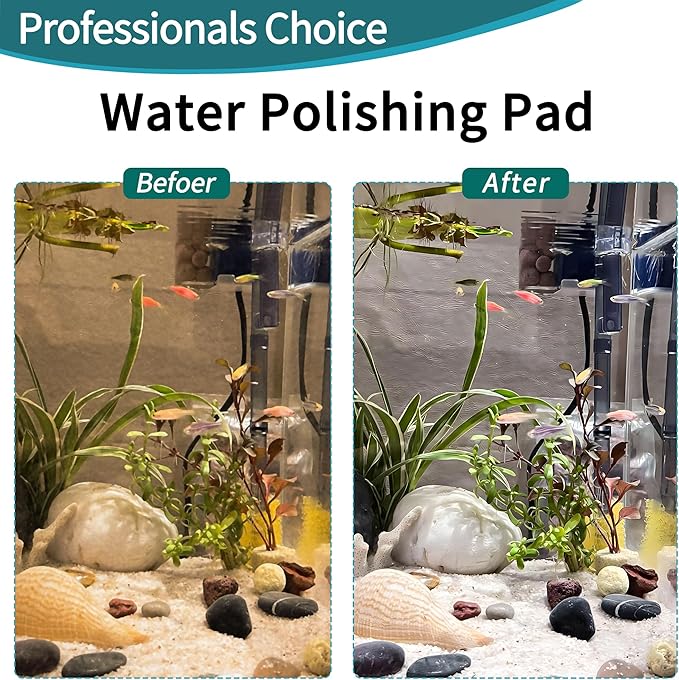 Aquarium Filter Sponge Fish Tank Pond Filter Media Filters Pad for Fish Tank,Filter Freshwater, Saltwater Aquariums, Reusable Fish Pond Filter Material, 0.27" Thick, Green