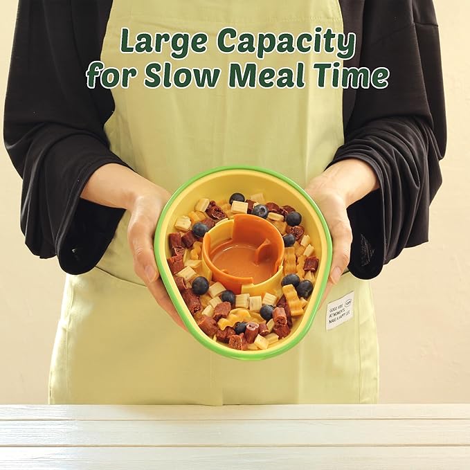 Avocado Non-Spill Treat Dispensing Wobble Toys for Dogs