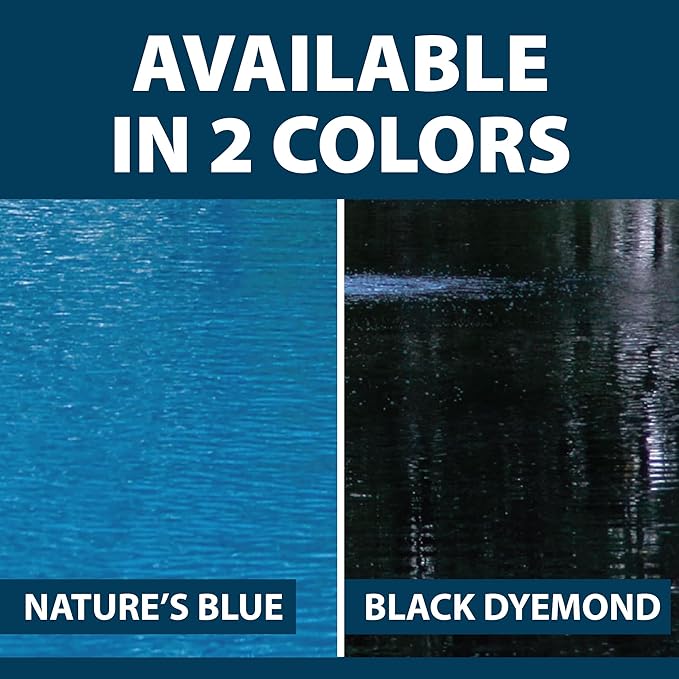 Airmax Black DyeMond Pond Dye Packets Natural Water Colorant for Ponds, Beneficial UV Blocking Color Concentrate, Maintain Clean & Clear Water, Fish, Bird & Animal Safe, 16 Packet