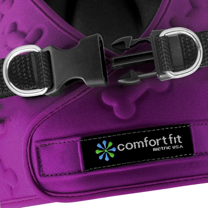 Comfort Fit Dog Harness No Pull No Escape Harness Adjustable Buckles Soft Padded Reflective Choke Step in Dog Vest with Easy Control Handle for Small Medium Large Dogs & Puppies