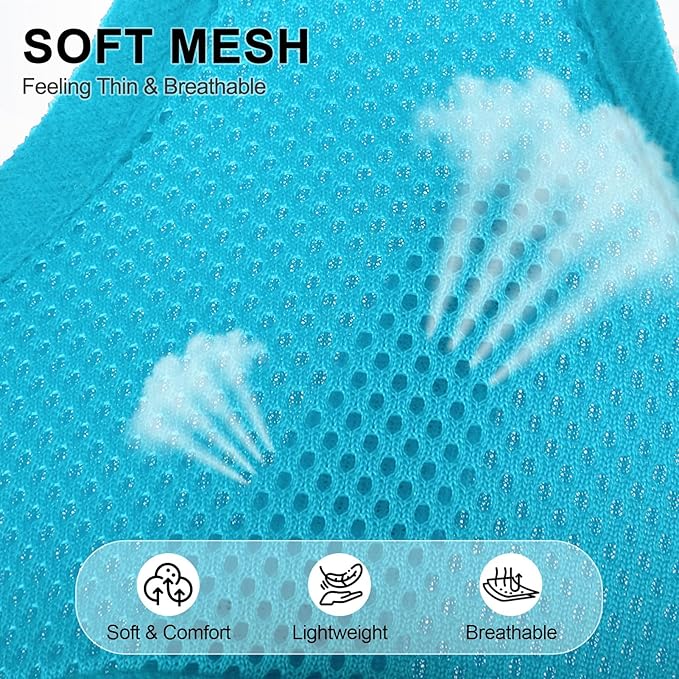 BINGPET No Pull Dog Harness,Soft Mesh Breathable All Weather Vest Harness,Safety Protection Design Durable Adjustable Step-in Easy Walk Dog Harness for Small Medium Large Dogs(RoyalBlue,M)