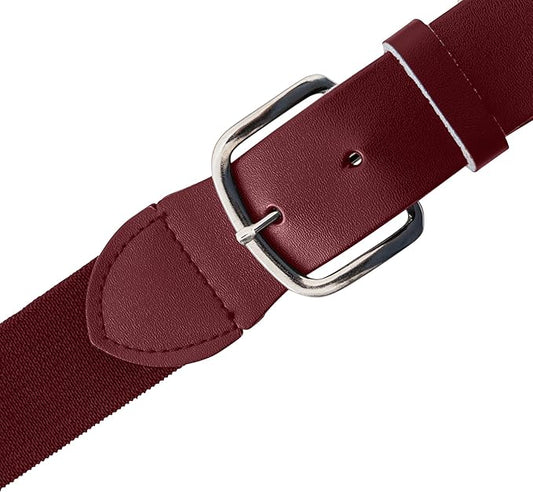 Champion Sports Baseball/Softball Uniform Belt, Comfort Stretch Fit Durable Syntex Tab - Youth & Adult Sizes, Multiple Colors