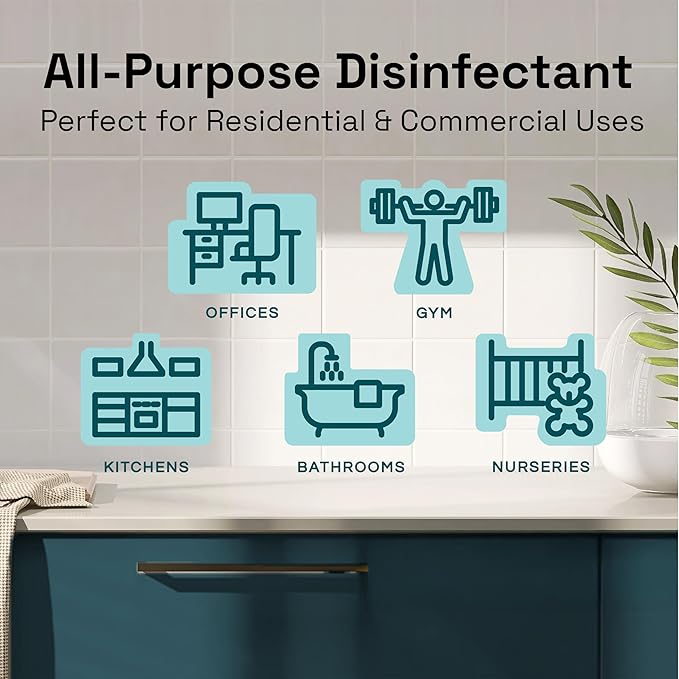 Clean Republic Multi-Purpose Disinfectant, Cleaning Spray, 32 Fluid Ounce Bottle, 2-Pack