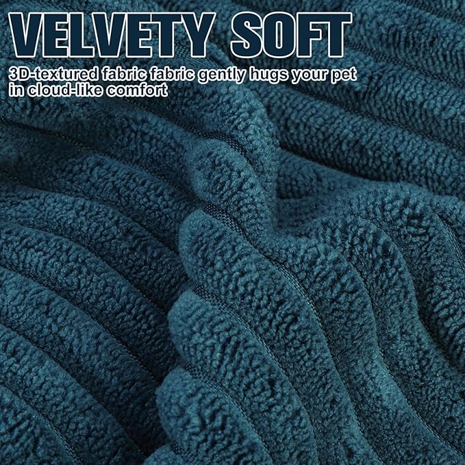 BINGPET Inflatable Dog Cone Collar Alternative After Surgery,Soft Recovery Cone for Dogs to Stop Licking,Protective Neck Donut E Collar Adjustable for Small Medium Large Dogs & Cats(Navy Blue,S)