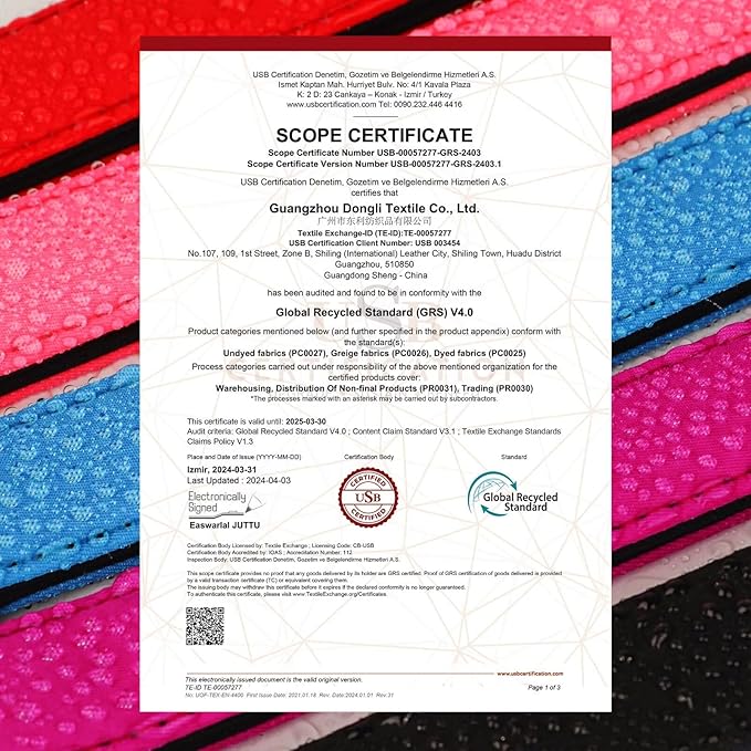 Didog Soft Padded Dog Collars for Medium Dogs, Colorful and Durable Dog Collar with Quick Release Buckle, Light and Breathable for Daily Walking, Blue, M