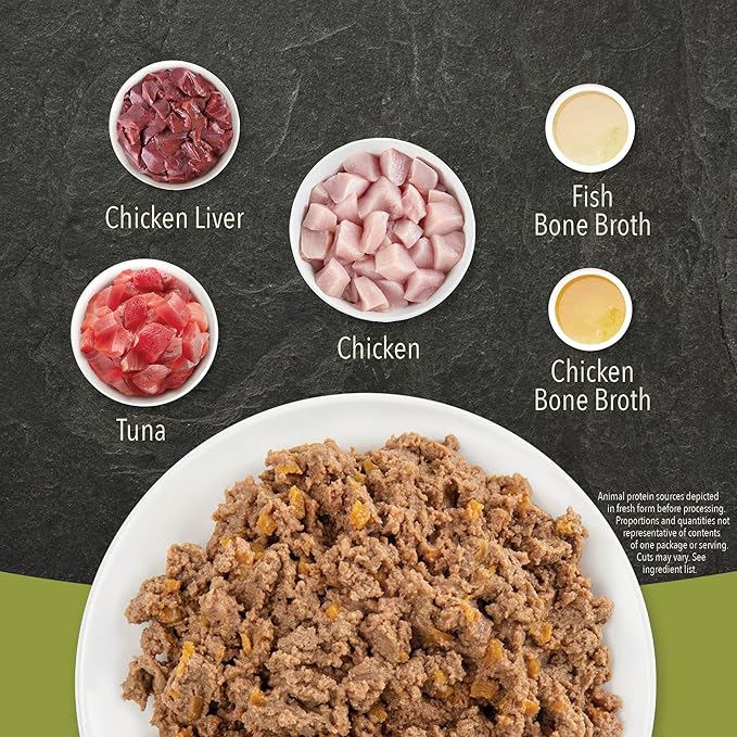 ACANA Premium Pate Kitten Wet Cat Food in Bone Broth Chicken + Tuna Recipe 5.5oz Cans (6 Count)