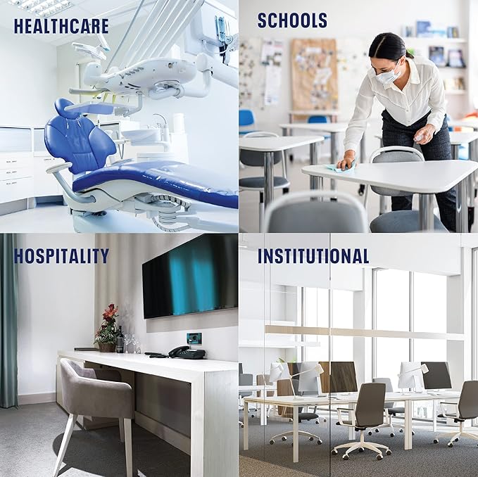 Bioesque Botanical Disinfectant Solution, Heavy Duty Broad-Spectrum Disinfectant, Kills 99.9% of Bacteria, Viruses*, Fungi, & Molds, 32 Fluid Ounce (Pack of 12)