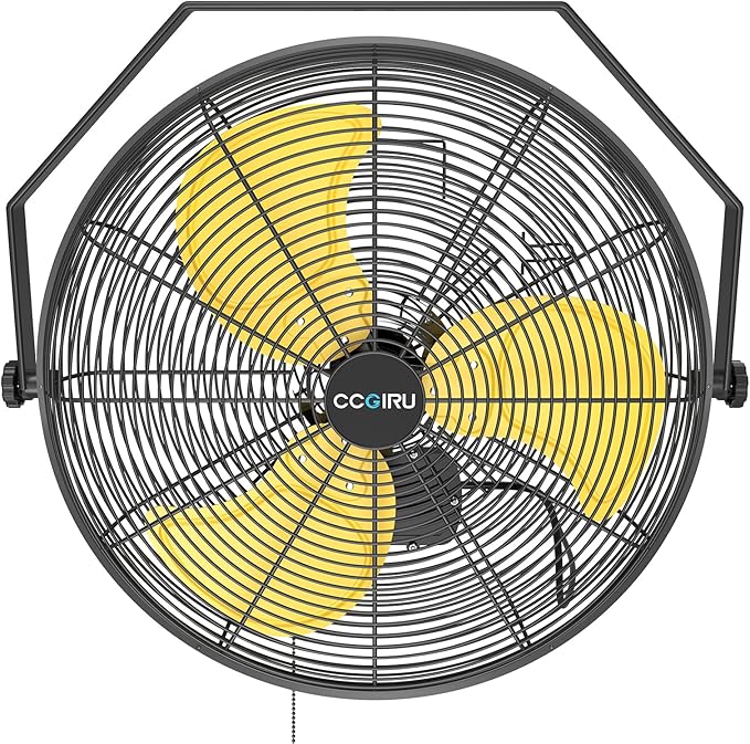 5400 CFM 20" Outdoor Wall Mount Fans, High Velocity 3-Speed Waterproof Professional Outdoor Fan, Heavy Duty Industrial Wall Fan for Patio, Commercial, Gazebo, and Garage, UL Listed