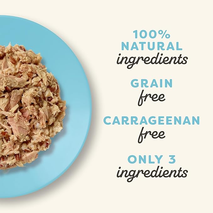 Applaws Natural Wet Cat Food in Broth, Limited Ingredient Wet Cat Food Pouches, No Additives, Made with Natural Ingredients, Tuna Fillet with Seabream in Broth (12 x 5.3oz Pouches)